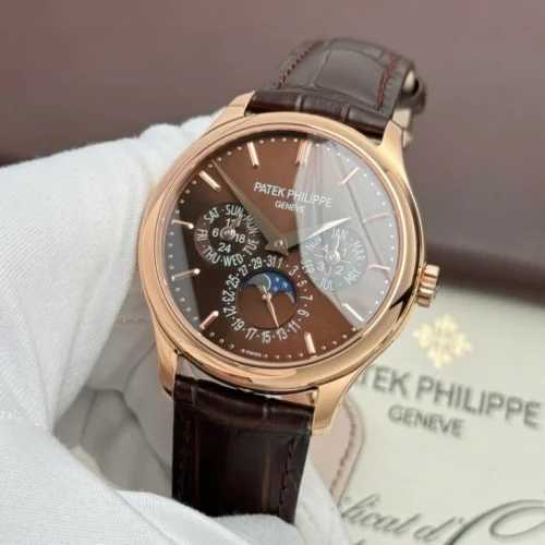 Patek Philippe Grand Complications 5327 Brown Dial Leather Strap 40mm